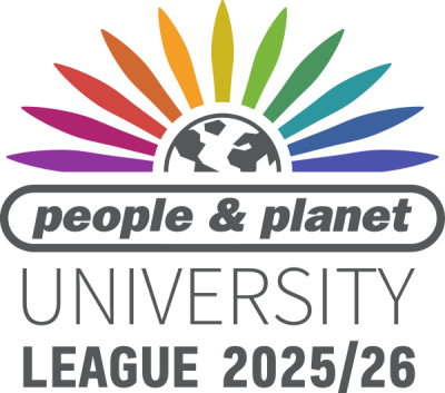 People & Planet University League 2025/26 logo